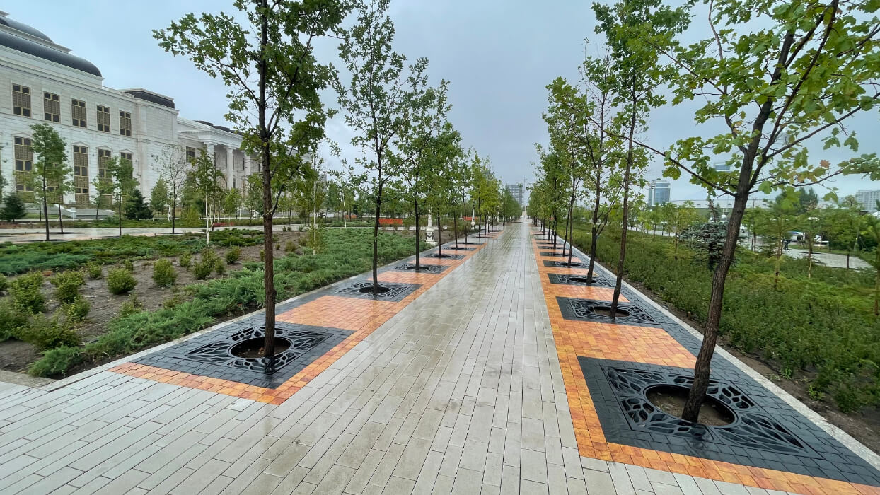 Приствольная решетка для дерева ZKING CRUST 1.2х1.2м Черная в Череповце фото