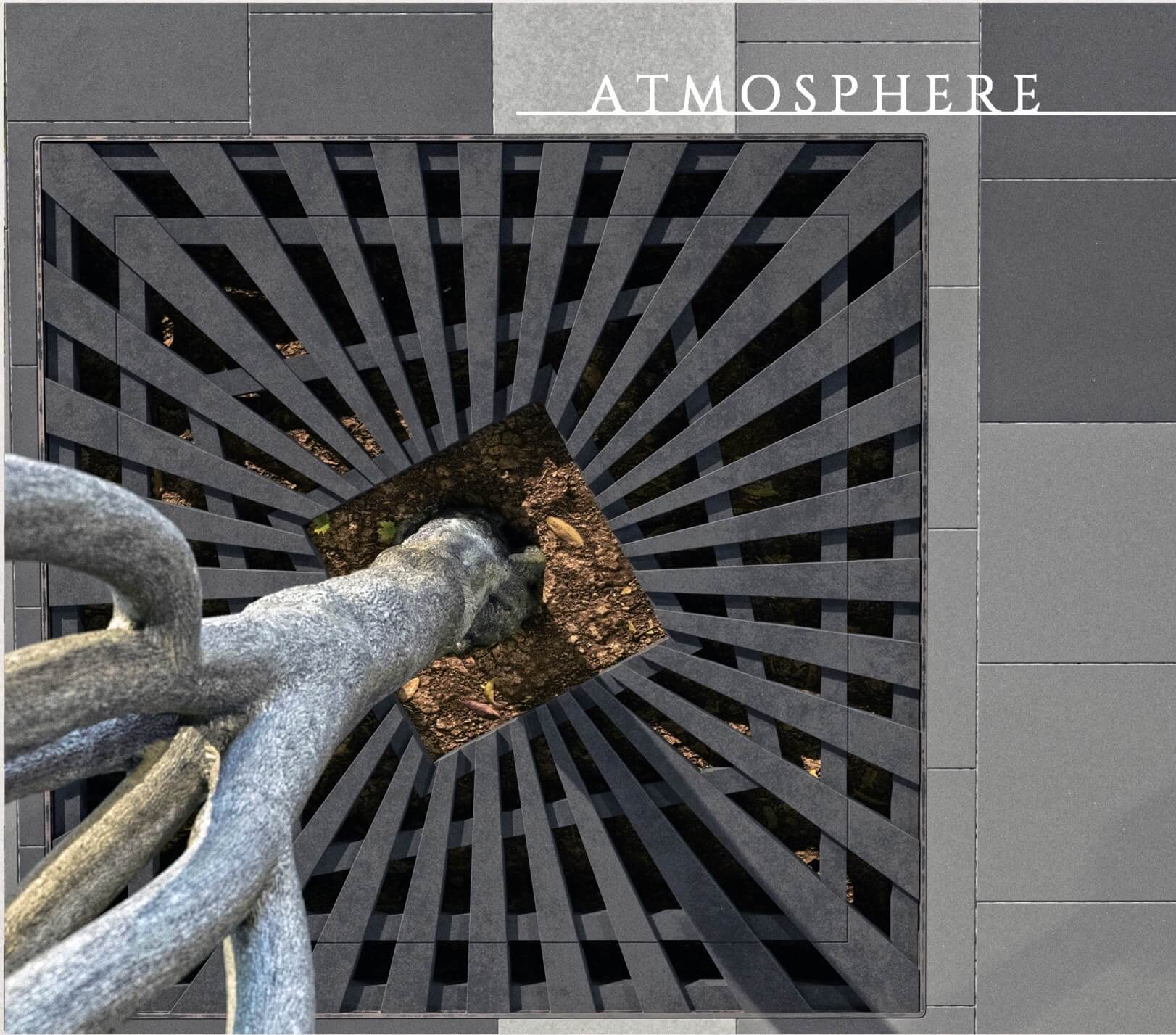 Приствольная решетка для дерева ZKING ATMOSPHERE 1.2х1.2м Черная в Череповце фото