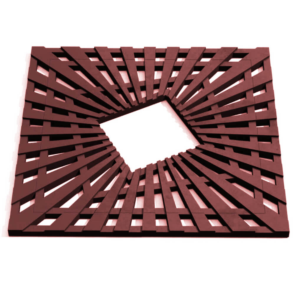 Приствольная решетка для дерева ZKING ATMOSPHERE 1.2х1.2м Коричневая Череповец фото