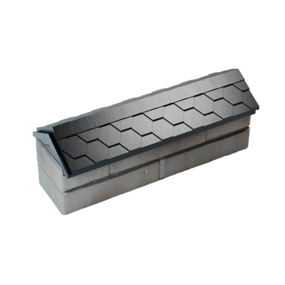 Парапет Zking Эверест Черный с посадкой на 0.5 кирпича (130мм) в Череповце фото