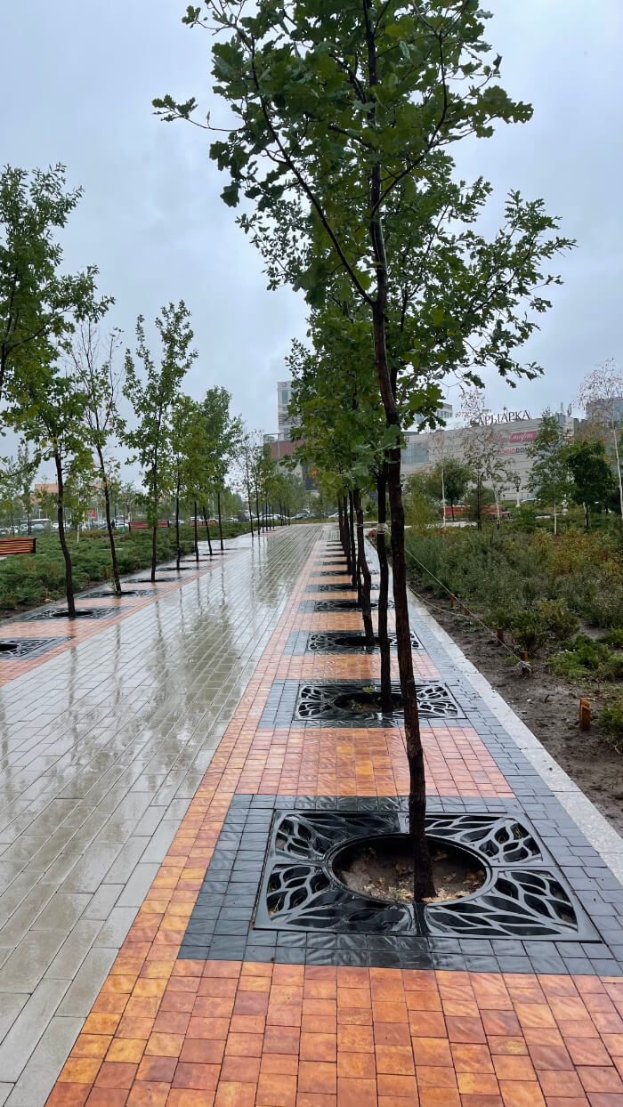 Приствольная решетка для дерева ZKING CRUST 1.2х1.2м Черная в Череповце фото