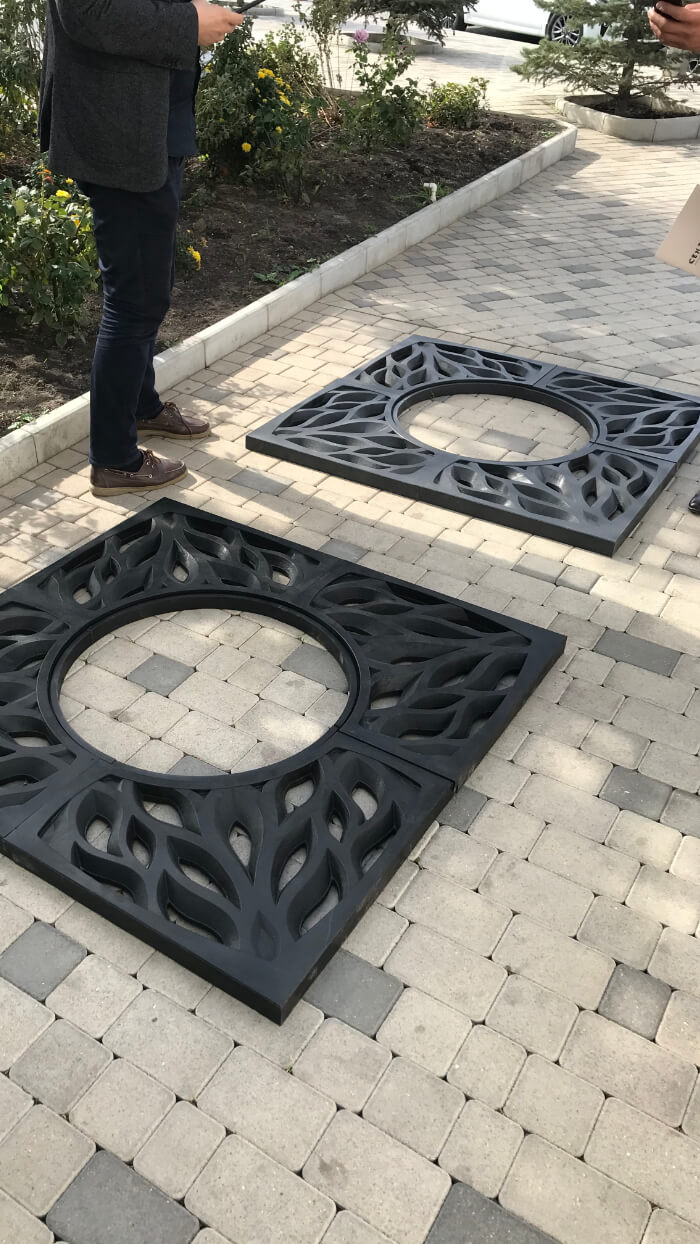 Приствольная решетка для дерева ZKING CRUST 1.2х1.2м Черная в Череповце фото