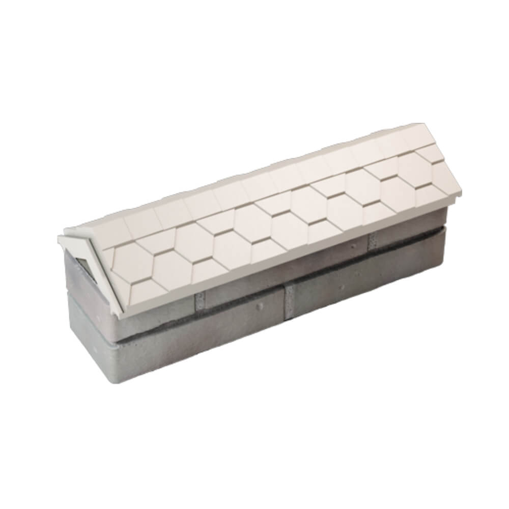 Парапет Zking Эверест Бежевый с посадкой на 0.5 кирпича (130мм) в Череповце фото