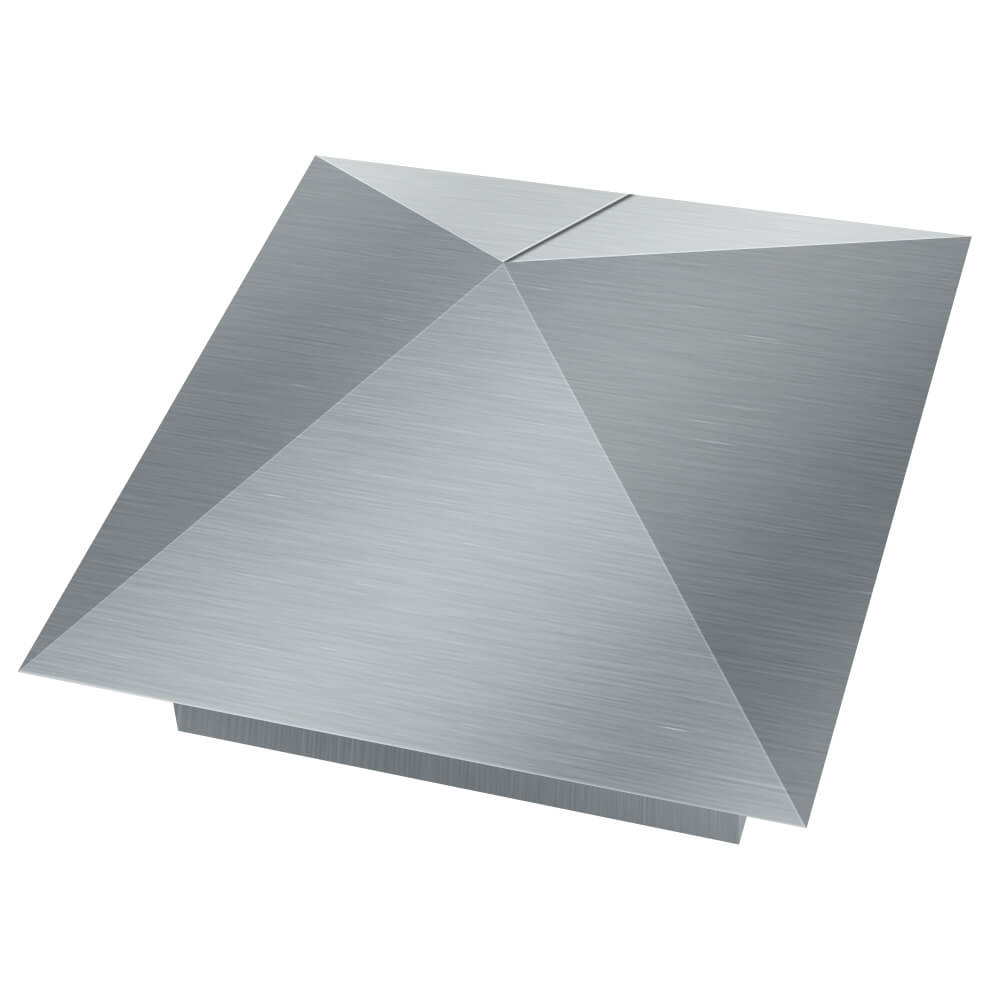 Колпак металлический 380х380мм оцинкованный заборный Череповец фото