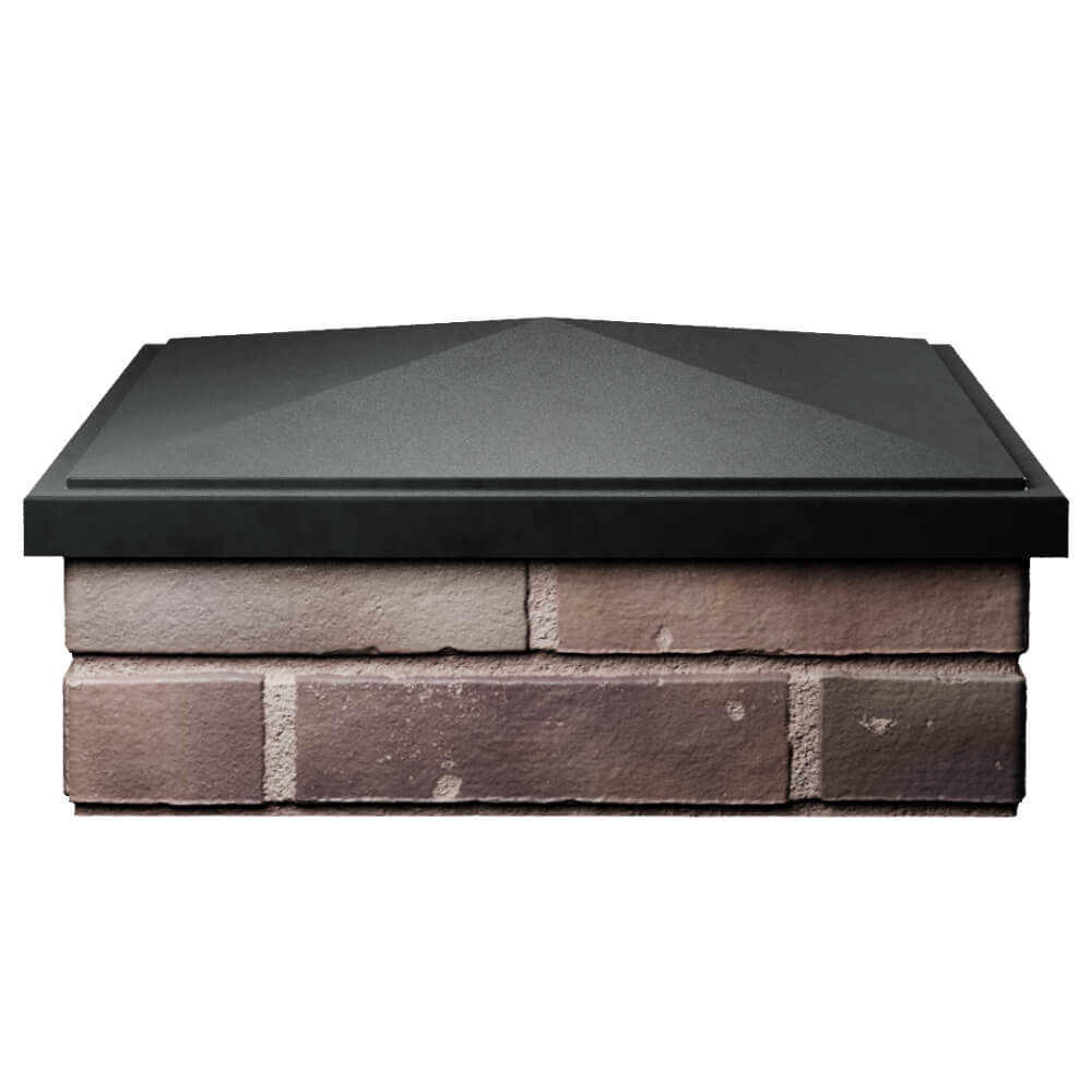 Колпак Zking БонаМоно Черный на столб 2х2 кирпича (515х515, 530х530мм) Череповец фото