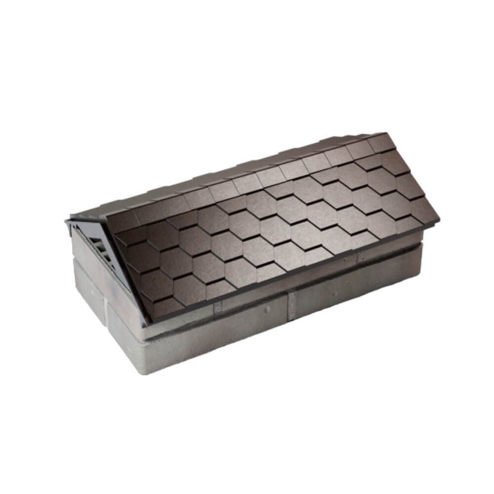 Парапет Zking Эверест Коричневый с посадкой на 1 кирпич (200/225/255мм) в Череповце фото