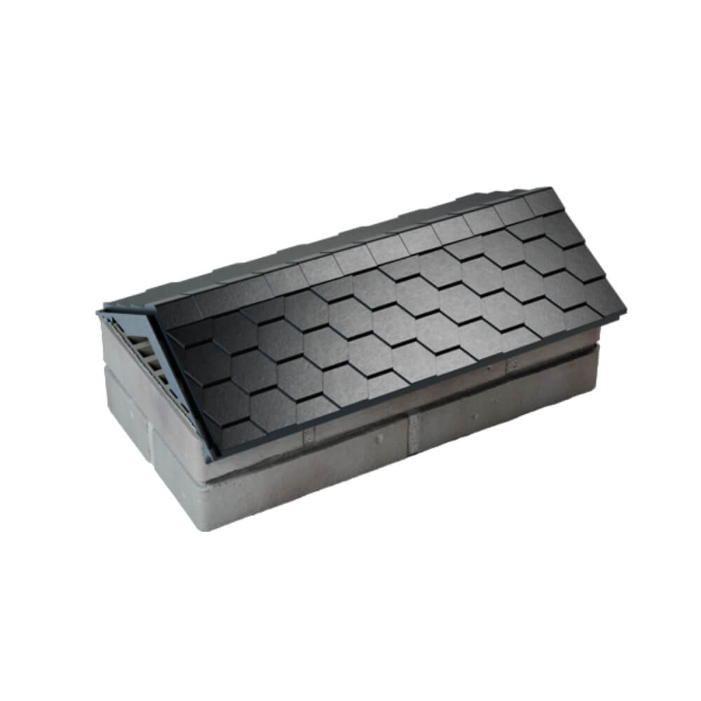 Парапет Zking Эверест Черный с посадкой на 1 кирпич (200/225/255мм) в Череповце фото