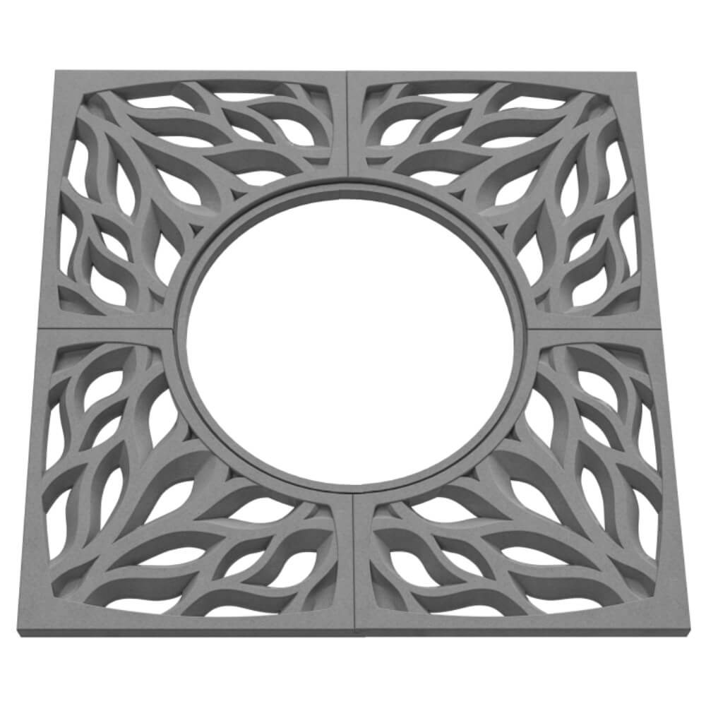 Приствольная решетка для дерева ZKING CRUST 1.2х1.2м Серая в Череповце фото