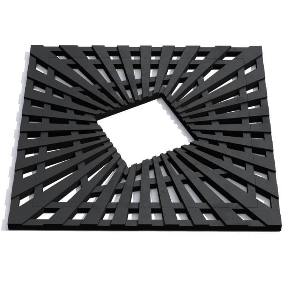 Приствольная решетка для дерева ZKING ATMOSPHERE 1.2х1.2м Черная Череповец фото