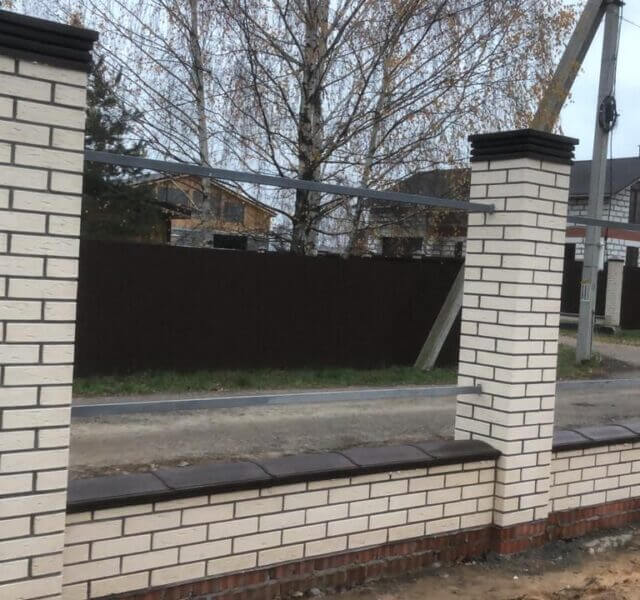 Колпак Zking Бона ХайТек Коричневый на столб 1.5х1.5 кирпича (385х385мм) в Череповце фото