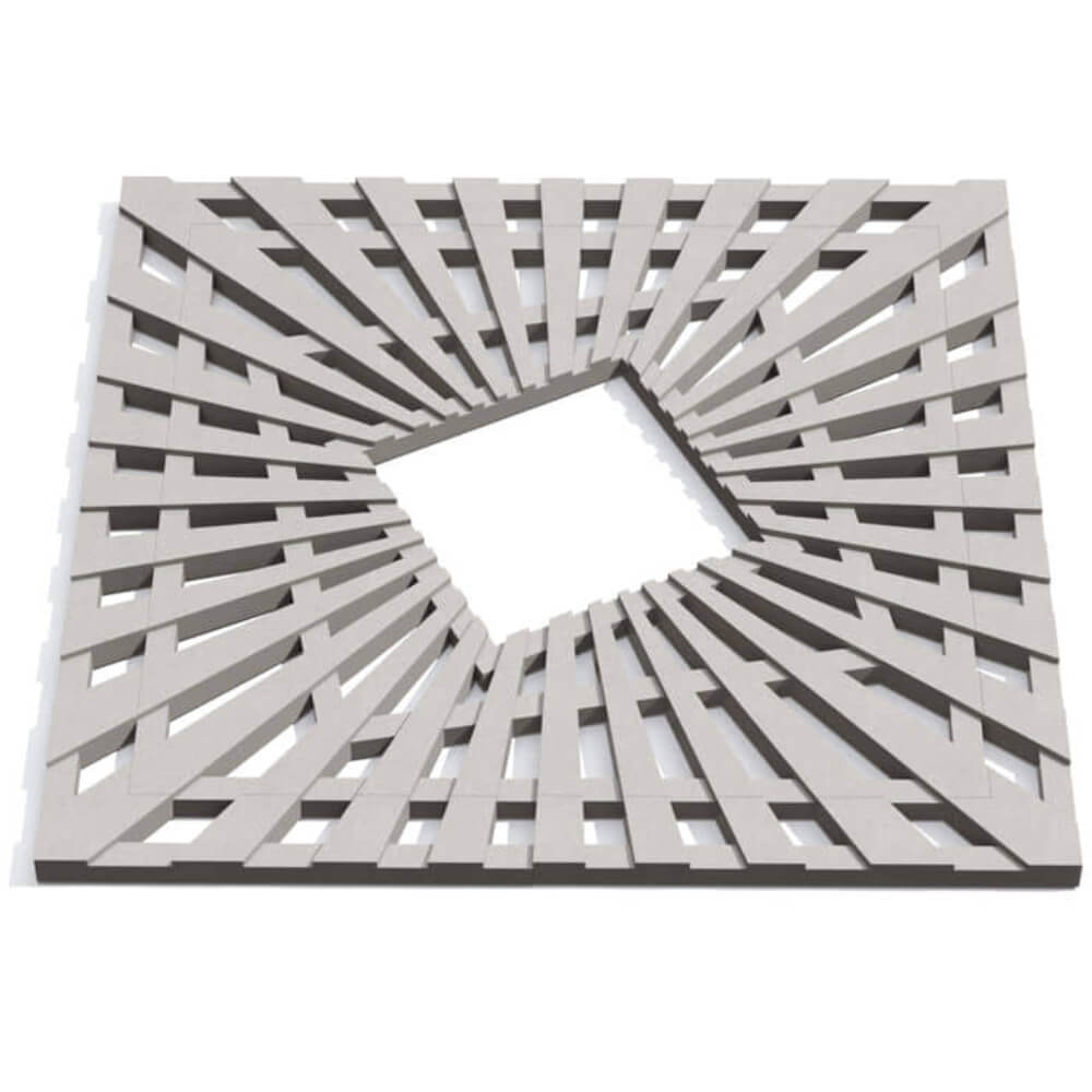 Приствольная решетка для дерева ZKING ATMOSPHERE 1.2х1.2м Бежевая Череповец фото