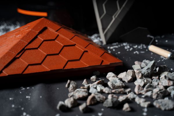 Колпак Zking Эверест Красный на столб 1.5х1.5 кирпича (390х390мм) в Череповце фото