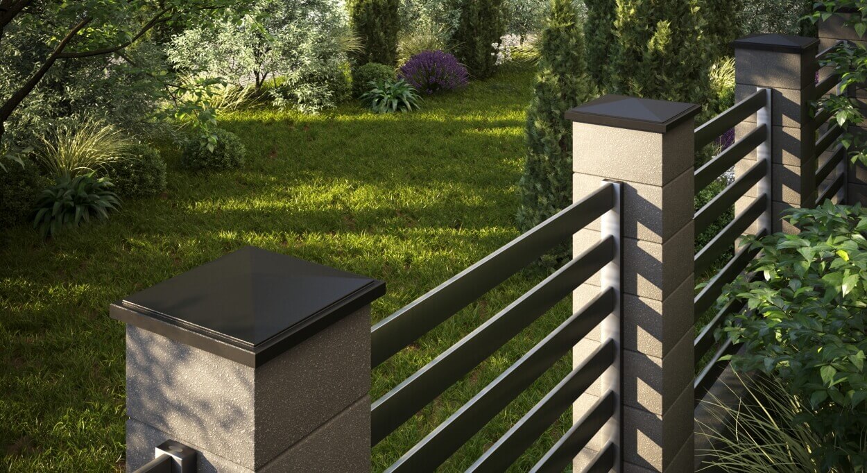 Колпак Zking БонаМоно Коричневый на столб 1.5х1.5 кирпича (385х385, 400х400мм) в Череповце фото