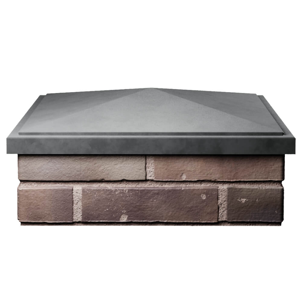 Колпак Zking БонаМоно Серый на столб 2х2 кирпича (515х515, 530х530мм) Череповец фото