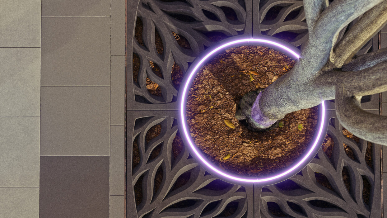 Приствольная решетка для дерева ZKING CRUST 1.2х1.2м Черная в Череповце фото