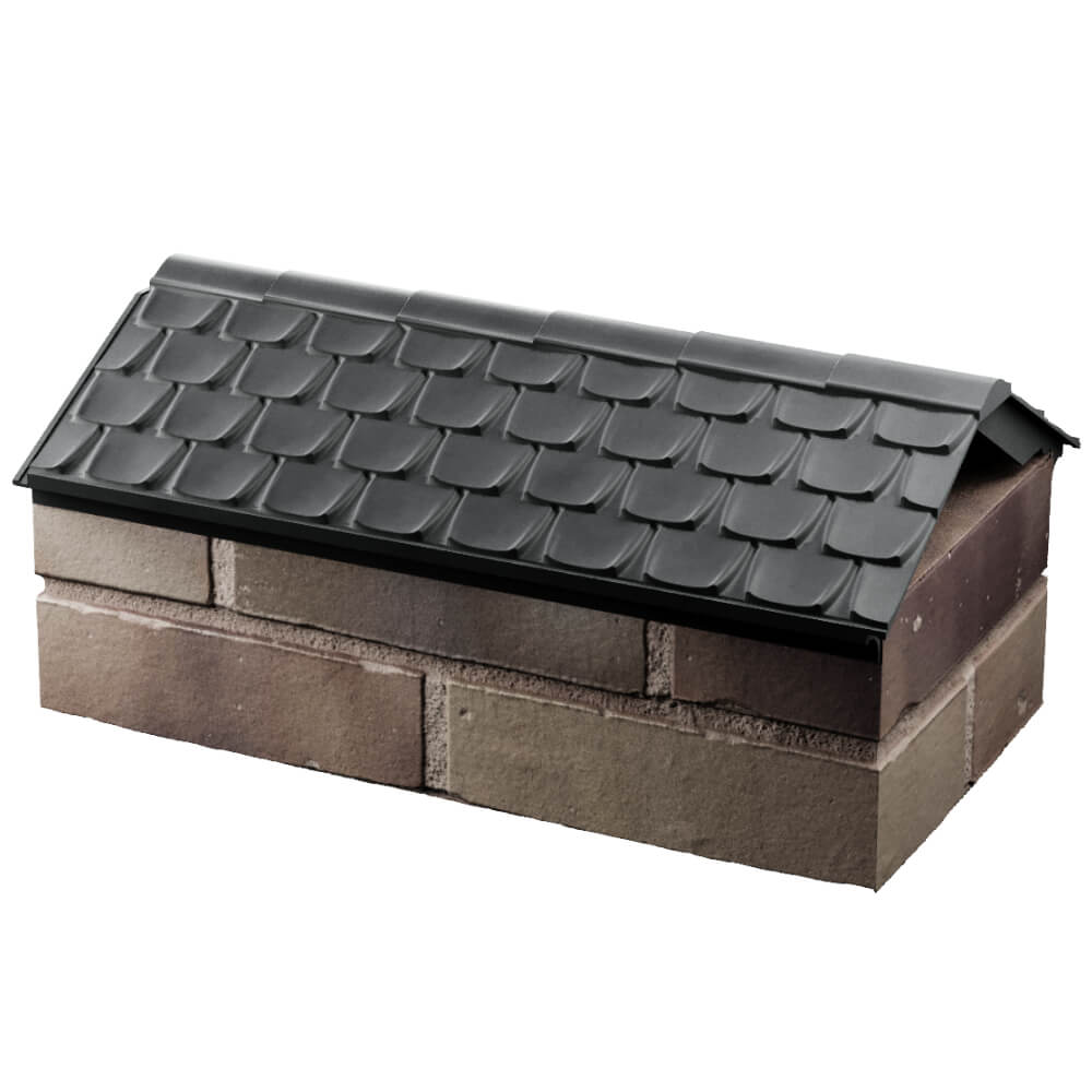 Парапет Zking Эльбрус Серый с посадкой на 1 кирпич (255мм) в Череповце фото