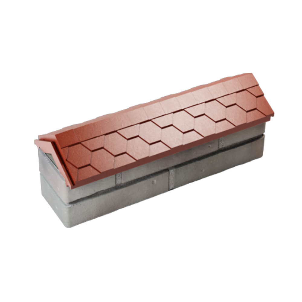 Парапет Zking Эверест Красный с посадкой на 0.5 кирпича (130мм) в Череповце фото