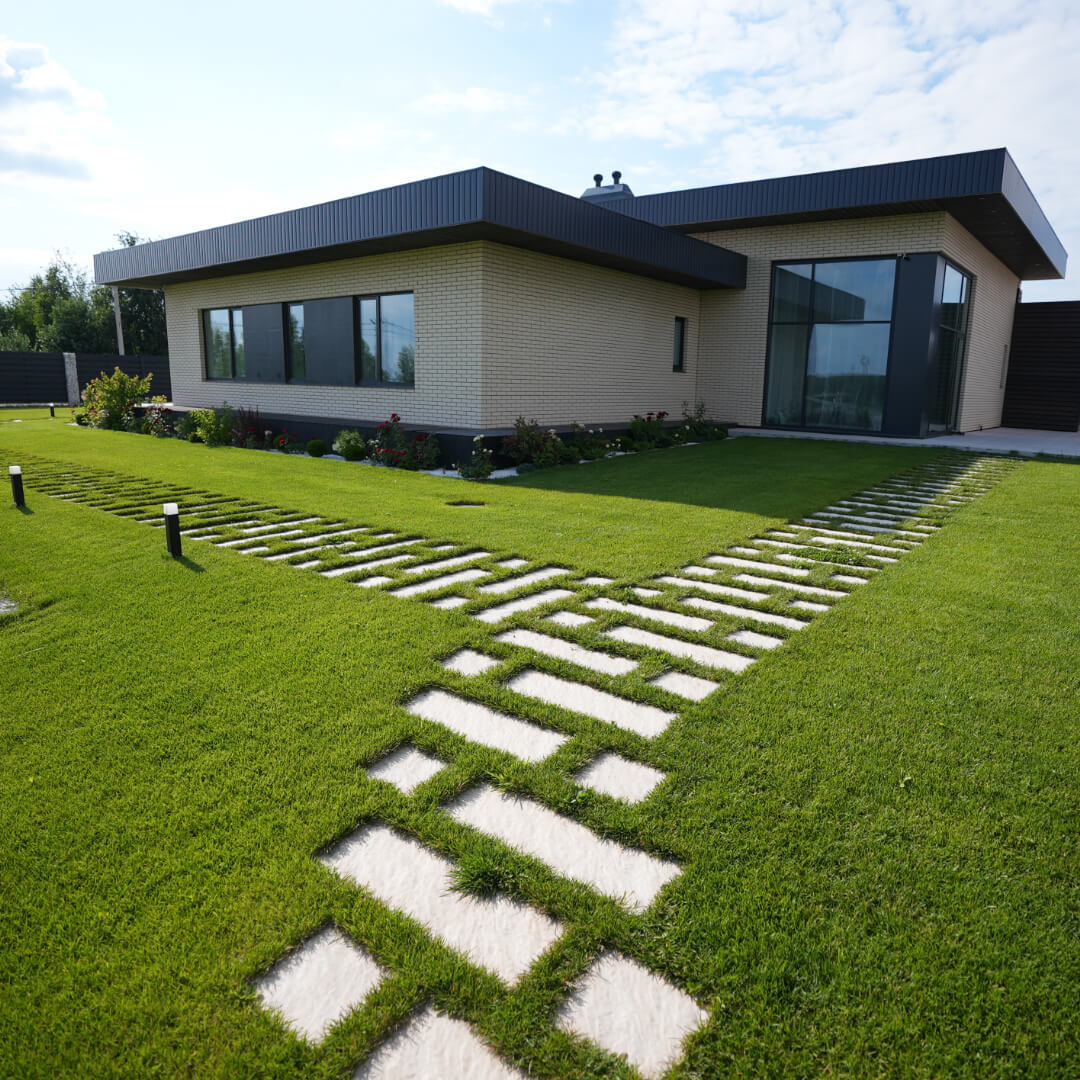 Шаговая плита STONE Светлая Галька 990х330х55мм в Череповце фото