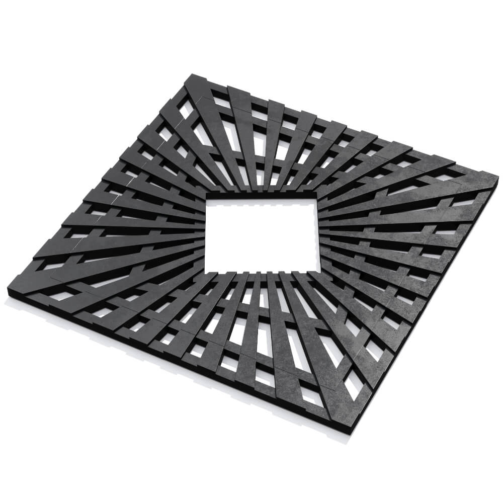 Приствольная решетка для дерева ZKING ATMOSPHERE 1.2х1.2м Черная в Череповце фото