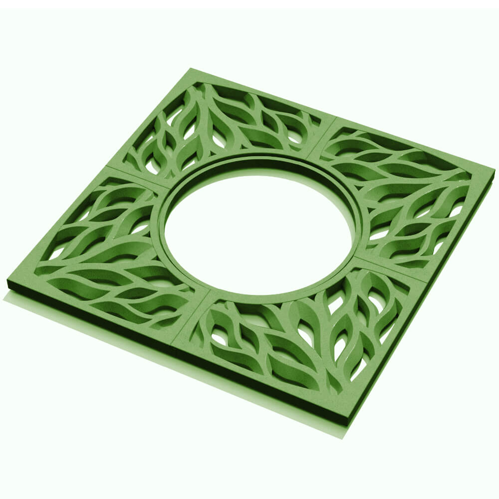 Приствольная решетка для дерева ZKING CRUST 1.2х1.2м Зеленая в Череповце фото