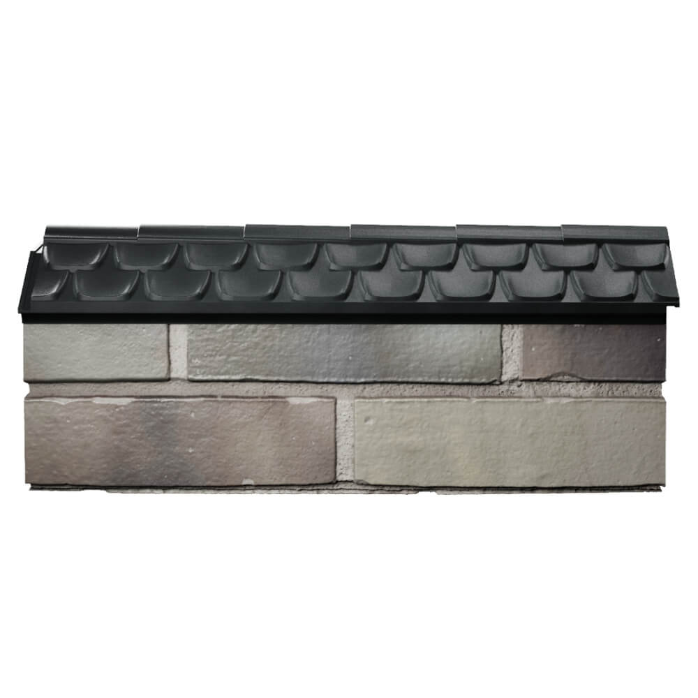 Парапет Zking Эльбрус Черный с посадкой на 0.5 кирпича (130мм) в Череповце фото