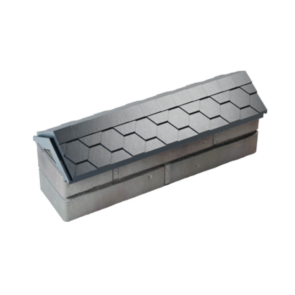 Парапет Zking Эверест Серый с посадкой на 0.5 кирпича (130мм) в Череповце фото